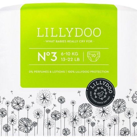 Підгузки Lillydoo 3 (6-10 кг), 10 шт Lillydoo3-10 фото