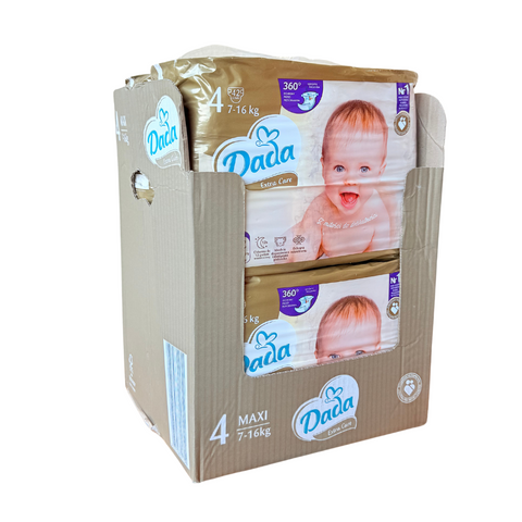 Підгузки Dada Extra Care 4 MAXI / 7-16 кг 168 штук, кишенька Купка-Стоп (в заводському ящику) 4 ExtraCare4New фото