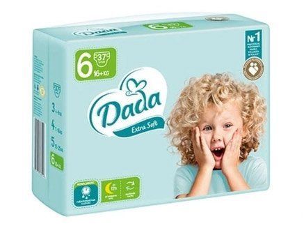 Підгузники Dada Extra soft 6 для дітей вагою від 16 кг 37 шт ExtraSoft6 фото