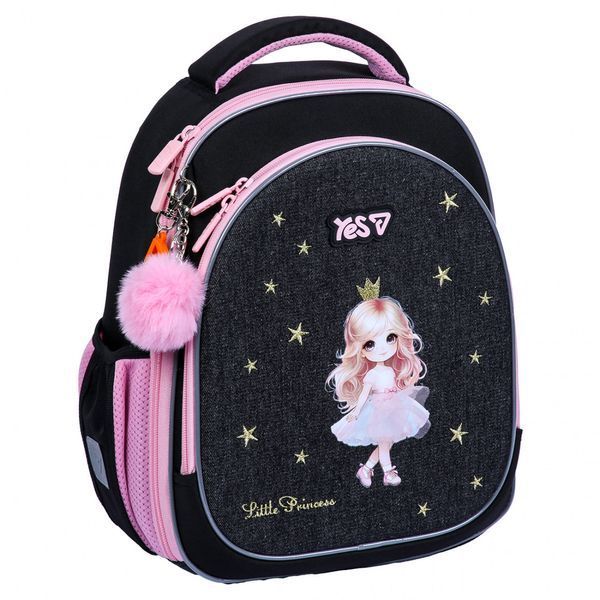 Рюкзак YES S-109S шкільний напівкаркасний Little Princess 550230 + пляшка для води 550мл. 000996340 фото
