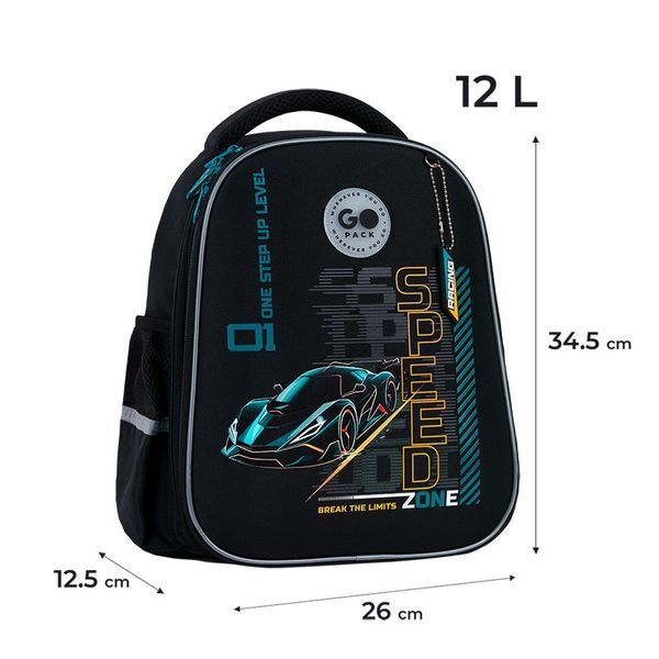 Рюкзак GoPack Education напівкаркасный GO26-165S-5 Speed Zone + олівці Kite 18кол. 000996007 фото